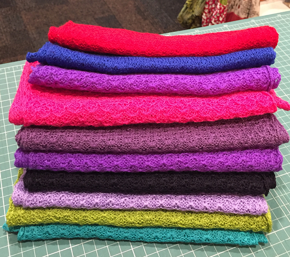 Ready-Made Lace-weight Infinity Scarfs in a Rainbow of Colours