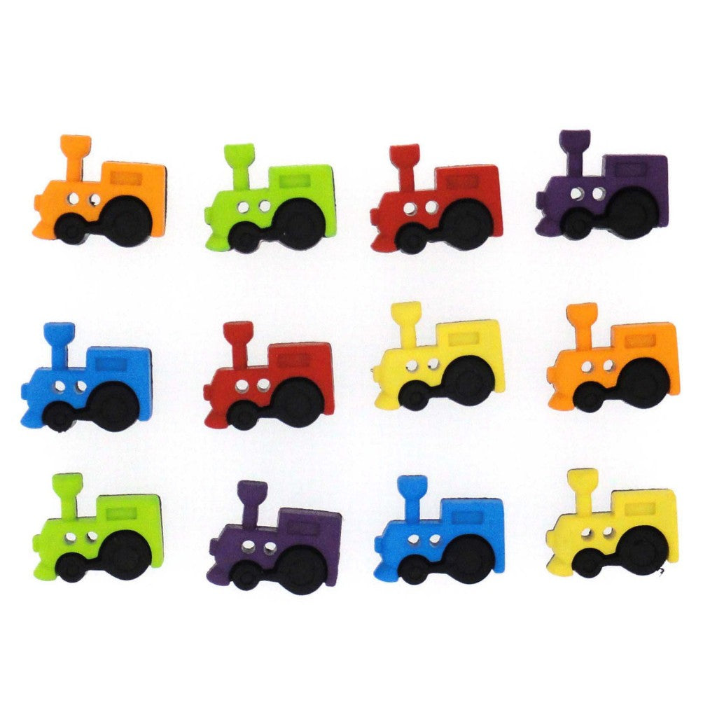 Buttons - Sew Cute Train Button & Embellishment Set