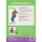 Funky Friends Soft Toy Pattern - Sparkles Seahorse