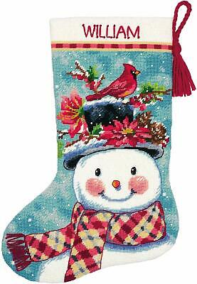 Dimensions Needlepoint Kit - Christmas Stocking Seasonal Snowman