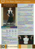 Rare Yarns Knitting Pattern - Sophisticat Shrug