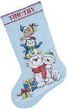 Dimensions Counted Cross Stitch Kit - Christmas Stocking Stack of Critters