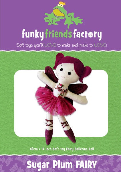 Funky Friends Soft Toy Pattern - Sugar Plum Fairy