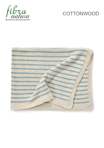 Fibra Natura TX069 - Baby Blanket in 8-ply / DK Cotton or Cotton-Blend