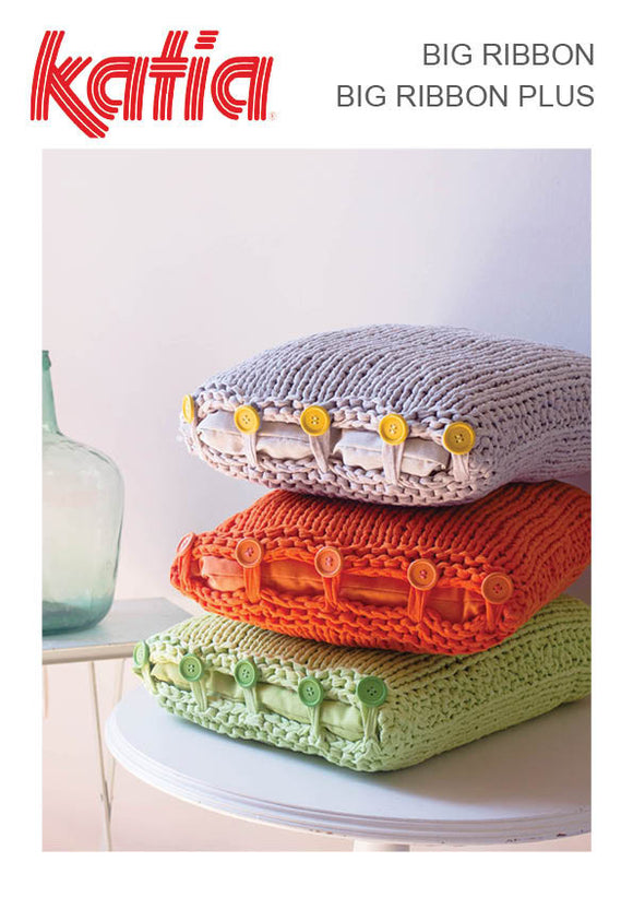 Katia TX383 - Knitted Cushions in Super Chunky Yarn