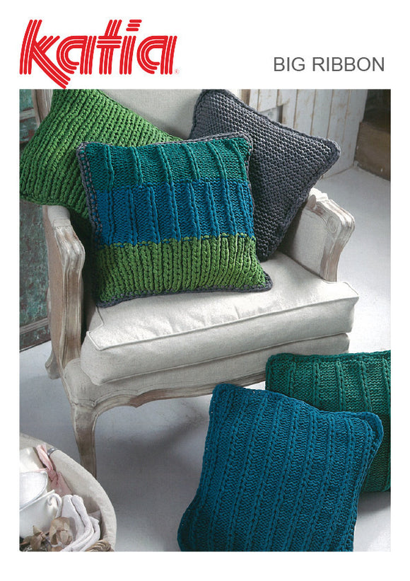 Katia TX495 - Knitted and Crocheted Cushions in Super Chunky Yarn
