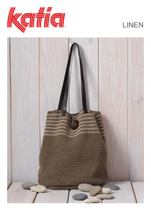 Katia TX516 - Crochet Bag in 8-ply / DK Cotton or Linen