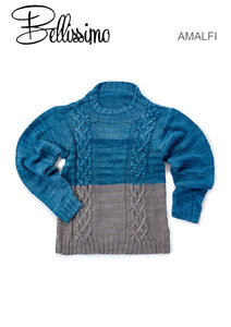 Bellissimo Amalfi TX531 - Children's Cabled Jumper in 2 colours - in 8-ply / DK for ages 2-10 years