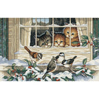 Dimensions Counted Cross Stitch Kit - Three Bird Watchers