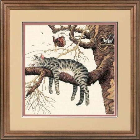 Dimensions Counted Cross Stitch Kit - Too Pooped