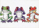 Dimensions Mini Counted Cross Stitch Kit - Tree Frog Trio