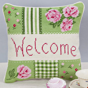 Twilleys Tapestry Cushion Kit - Welcome Cushion