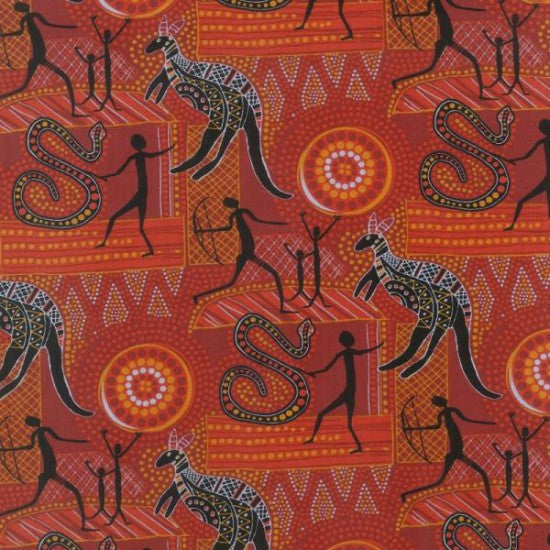 Wigarup - Aboriginal Dot Art with Native Animals & Peoples