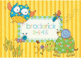 Dimensions Counted Cross Stitch Kit - Woodland Creatures Birth Record