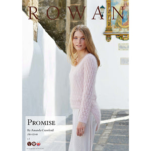 Rowan Knitting Pattern - Promise by Amanda Crawford using Kidsilk Haze