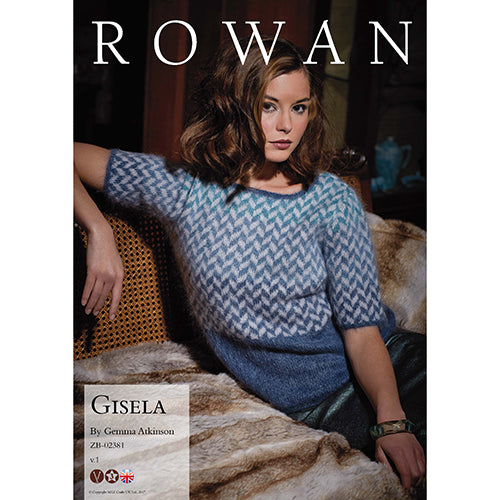 Rowan Knitting Pattern - Gisela by Gemma Atkinson using Kidsilk Haze