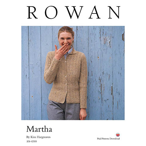 Rowan Knitting Pattern - Martha by Kim Hargreaves using Felted Tweed