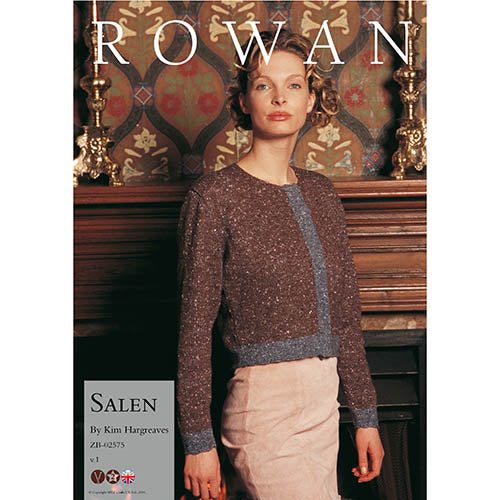 Rowan Knitting Pattern - Salen by Kim Hargreaves using Felted Tweed