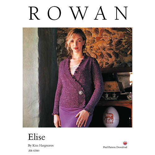 Rowan Knitting Pattern - Elise by Kim Hargreaves using Felted Tweed