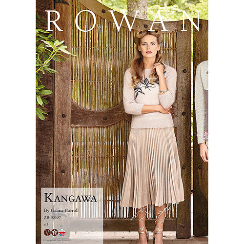Rowan Knitting Pattern - Kangawa by Galina Carroll using Kidsilk Haze
