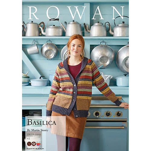 Rowan Knitting Pattern - Basilica by Martin Storey using Felted Tweed