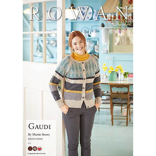 Rowan Knitting Pattern - Gaudi by Martin Storey using Felted Tweed