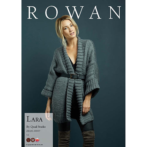 Rowan Knitting Pattern - Lara Oversized Sweater by Quail Studio using Rowan Big Wool
