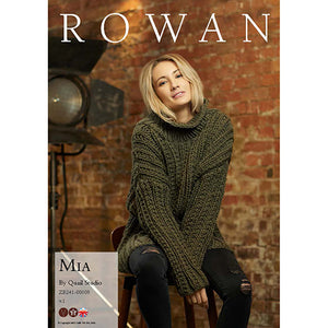 Rowan Knitting Pattern - Mia Oversized Pullover with Cowl Neck by Quail Studio using Rowan Big Wool