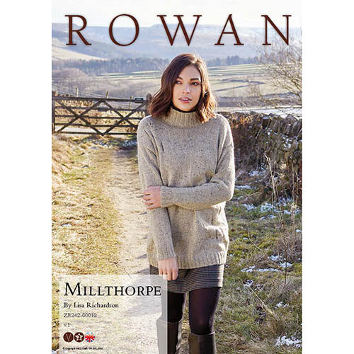 Rowan Knitting Pattern - Millthorpe by Lisa Richardson using Felted Tweed