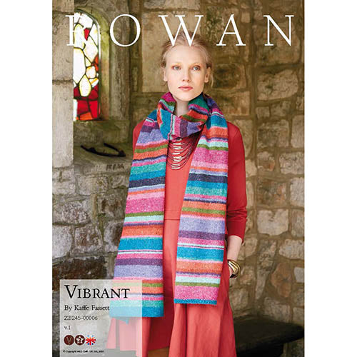 Rowan Knitting Pattern - Vibrant by Kaffe Fasett using Felted Tweed