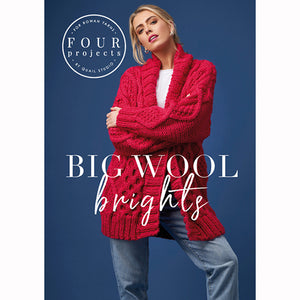 Rowan Knitting Booklet - Big Wool Brights - 4 Designs by Quail Studio using Rowan Big Wool