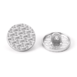 Zinc Alloy Buttons - three colours, 15 mm across