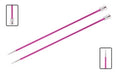 Knitpro - Zing Straight Knitting Needles 25cm - Metal with silver tips