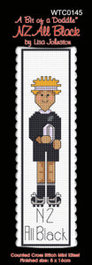 CraftCo Cross-stitch bookmark kit - All Blacks