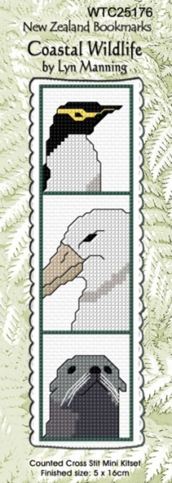 CraftCo Cross-stitch bookmark kit - Coastal Wildlife