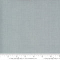 A solid blue quilting fabric from the French General Blender collection, with a visible ruler at the bottom for scale.