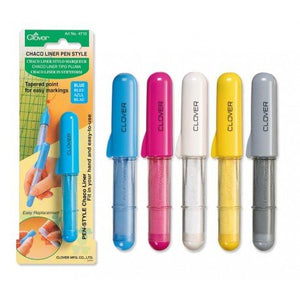 Clover - Chaco pens and refill cartridges in 5 colours