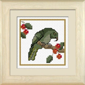 CraftCo Cross-stitch kit - Kea, the Mountain Parrot