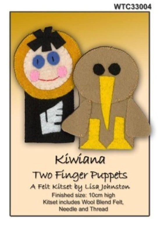 Felt Kit - Kiwiana Finger Puppets