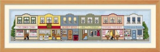 CraftCo Cross-stitch kit - Kiwi Town - Main Street Shops