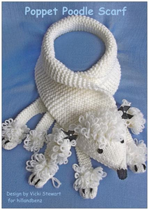 Hill and Benz Patterns - Poppet Poodle Scarf