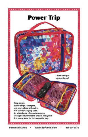 By Annie Sewing Patterns - Power Trip Storage Bag for all Your Power Accessories